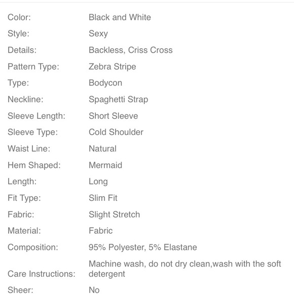 Off Shoulder Zebra Print Mermaid Dress - Picture 6 of 8